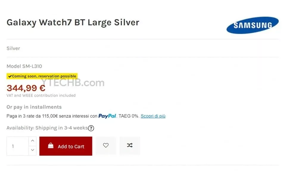 1719056858 363 قیمت گلکسی واچ اولترا، واچ 7 و گلکسی بادز 3.webp