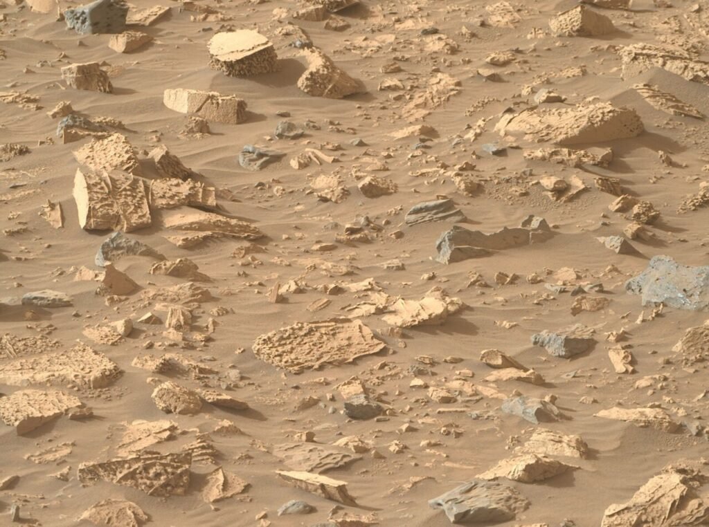 در مریخ سنگ‌هایی شبیه به «پاپ‌کورن» کشف شد! + عکس