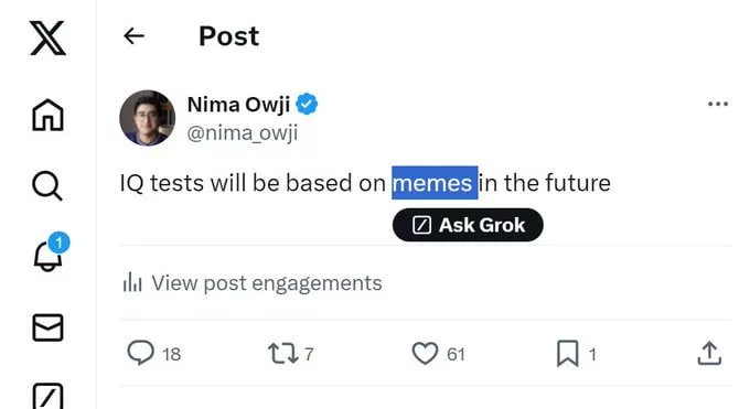 ایکس درحال گسترش قابلیت‌های جدیدی برای هوش مصنوعی Grok است به.webp