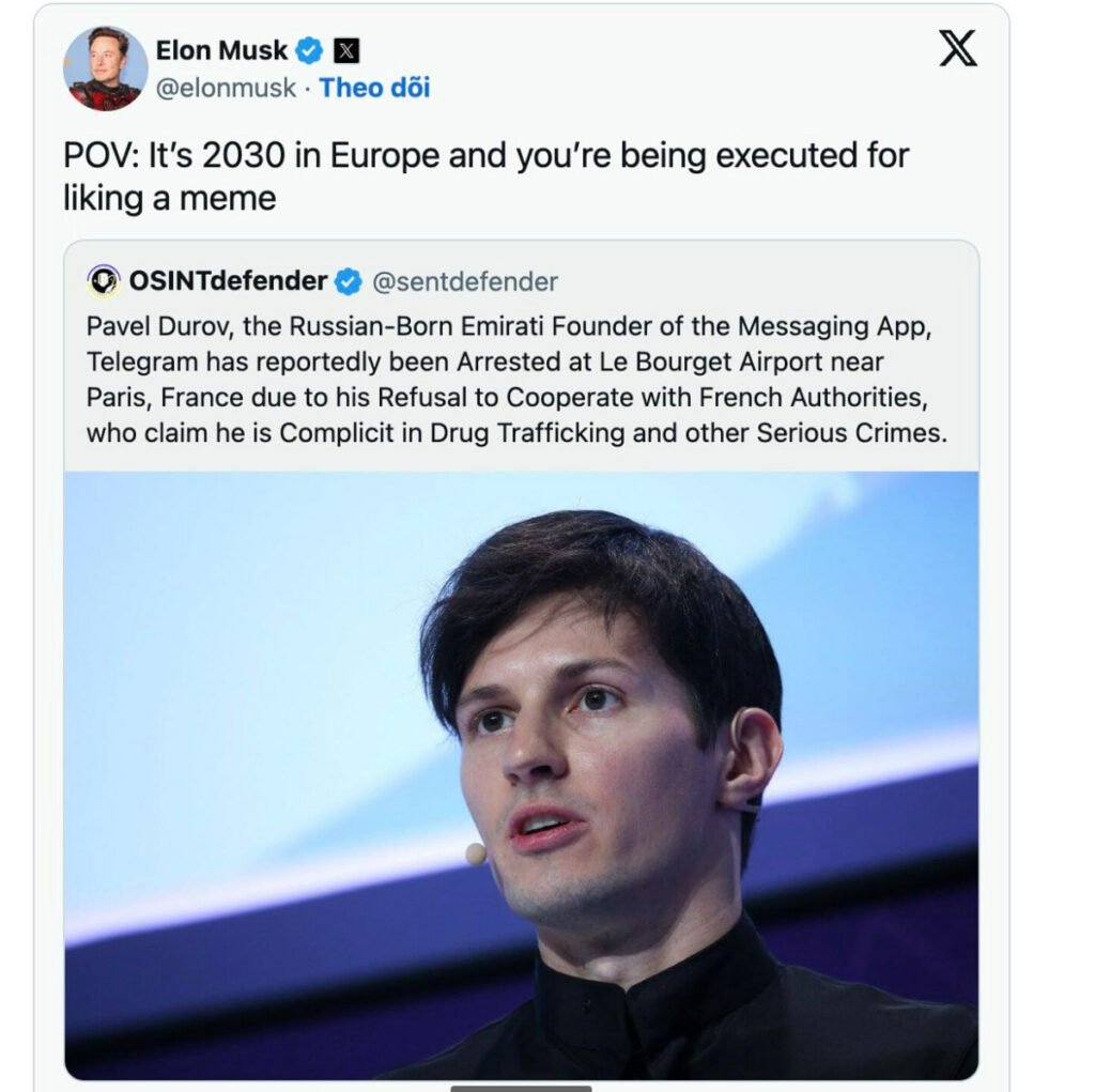 ایلان ماسک به دستگیری پاول دوروف در فرانسه عکس العمل نشان داد_به رنگ صبح 7 ایلان ماسک به دستگیری پاول دوروف در فرانسه واکنش نشان داد