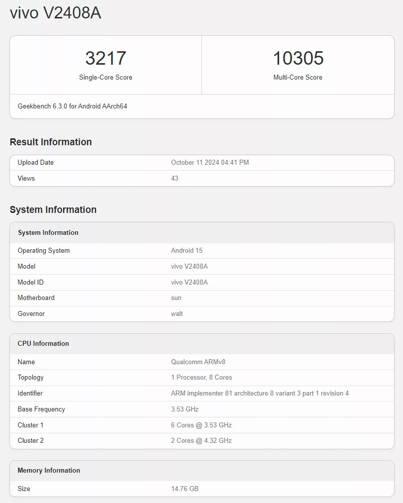 اسنپدراگون ۸ نسل ۴ در تست بنچمارک تراشه A18 Pro اپل را ناکامی داد_به رنگ صبح 1 Snapdragon 8 Gen 4 benchmark