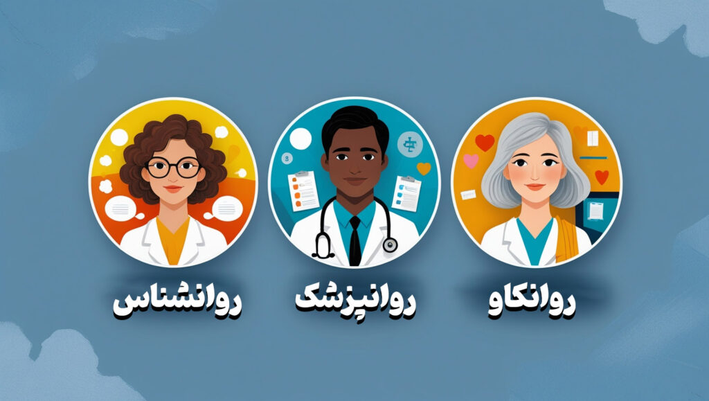 فرق روانشناس و روانپزشک و روانکاو و مشاور چیست؟_به رنگ صبح 41 فرق روانشناس و روانپزشک و روانکاو و مشاور چیست؟