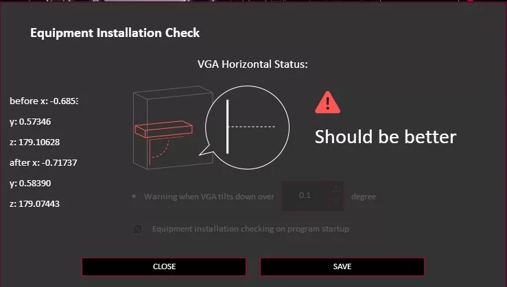 هشدار نصب برای ROG RTX 50