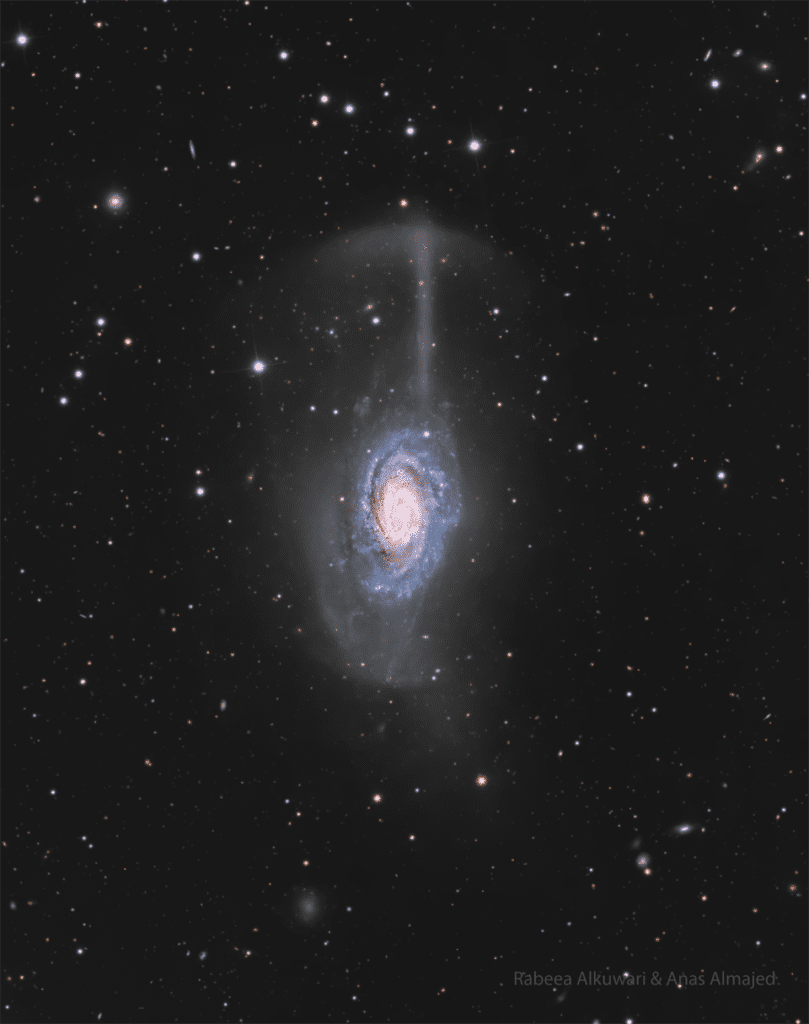NGC 4651؛ کهکشان مارپیچی چت_به رنگ صبح 1 NGC 4651؛ کهکشان چتر