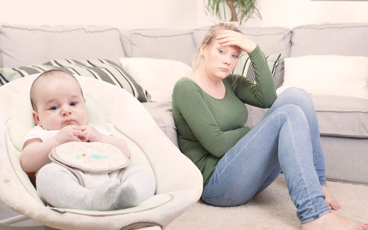 همه چیز درمورد افسردگی بعد از زایمان: از علت تا درمان_به رنگ صبح 29 مشکلات خواب، تغییر اشتها، خستگی بیش از حد از علائم افسردگی پس از زایمان است - افسردگی پس از زایمان