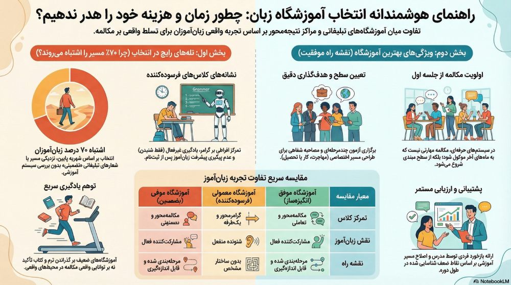 معیارهای آموزشگاه زبان خوب