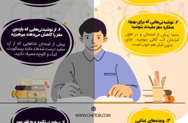 شب امتحان چه بخوریم